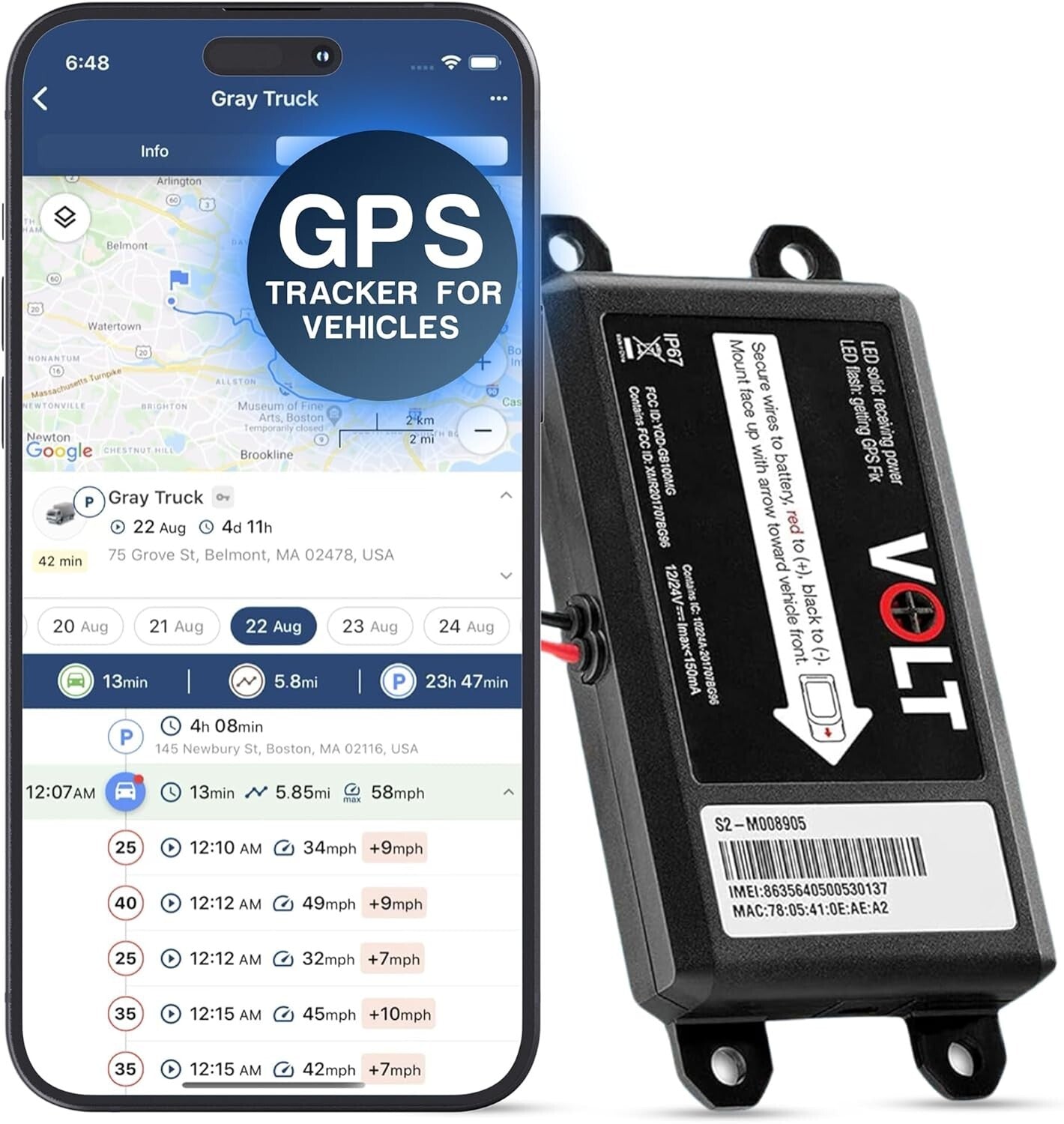 Rastreador Gps Para Carro Carros Autos Vehiculos Localizador Rastreadores Cars