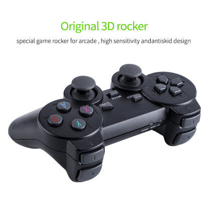 4K Retro Game Console Plug&Play Video Game Stick Dual 2.4G Wireless Controllers